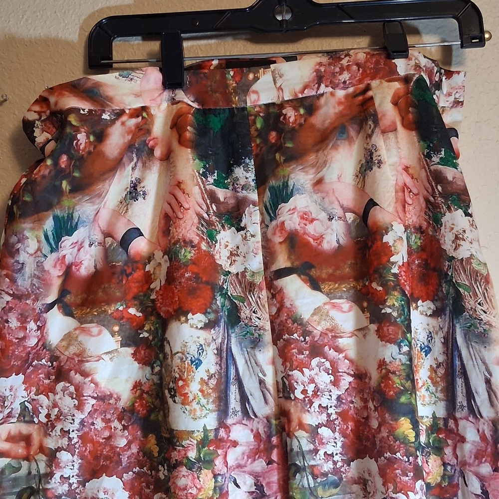 PrettyLittleThing Multicolor Floral Women's Pants 12 260777